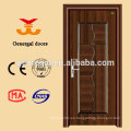 CE / ISO9001 nuevo diseño interior yongkang puerta de acero PVC